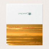 Ne suivez pas vos rêves - ATTENDEZ-les ! (Outside Unfolded)