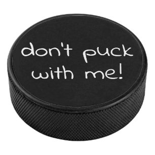Ne t'amuse pas avec Mel ! Palet de hockey