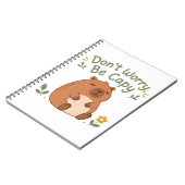 Ne t'inquiète pas, sois capy - Cahier Capybara Mig (Côté gauche)