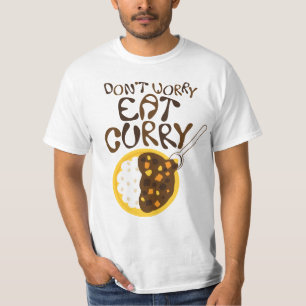 Ne t'inquiète pas T-shirt graphique au curry