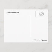 Ne tombez pas de la carte postale Cliff (Dos)