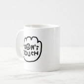 Ne touchez pas à la Mug (Devant gauche)