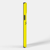 Ne touchez pas au téléphone coque ipad jaune et pe (Verso / Droite)