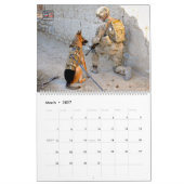 “NE TOUCHEZ PAS” - Calendrier des chiens militaire (Mar 2027)