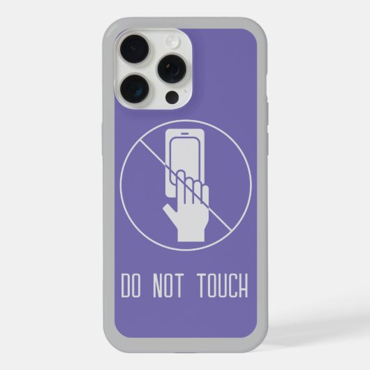 Ne touchez pas la conception pour iphone 15 (Verso)