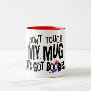 Ne touchez pas ma Mug Il y a des bogies Drôle Mug