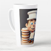 Ne Touchez Pas Mes Donuts, Latte Mug (Angle gauche)