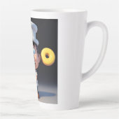 Ne Touchez Pas Mes Donuts, Latte Mug (Droite)