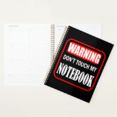 ne touchez pas mon cahier (Devant avec enveloppe)