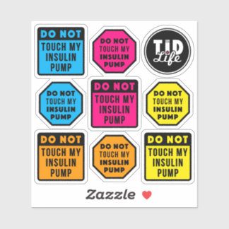 Ne Touchez Pas Stickers Pod [Vinyl Blanc]