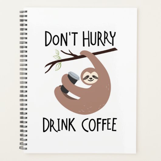 Ne vous dépêchez pas de boire du café (Devant)