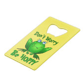 Ne vous inquiétez pas Be Hoppy Cute Green Frog w B (Dos Angle)