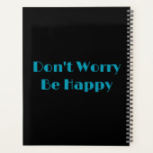 Ne vous inquiétez pas être heureux Floral Calendri (Dos)