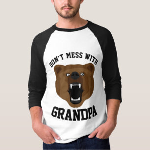NE VOUS MÊLEZ PAS AVEC GRANDPA -BEAR- T-shirts
