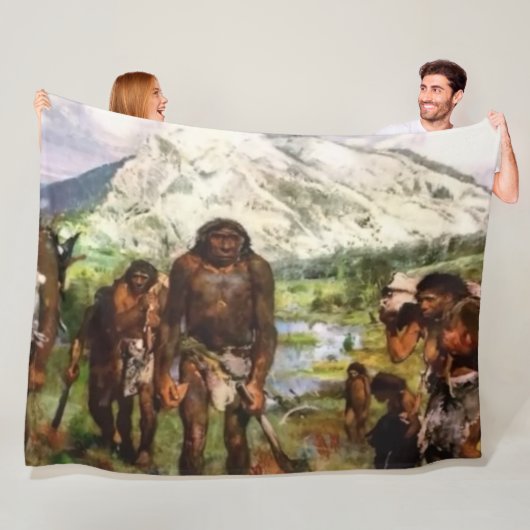NEANDERTHAL FLEECE DEKEN (In situ)