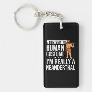 Neanderthaler Woman Skull Gift Sleutelhanger