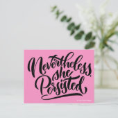 Néanmoins, Elle A Persisté Les Cartes Postales (Debout devant)