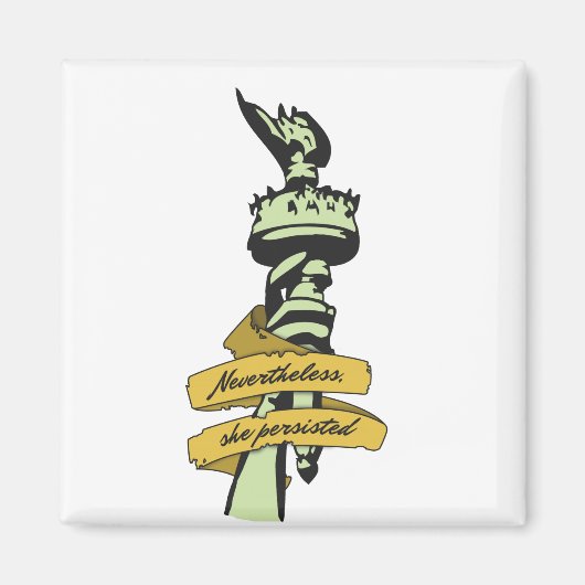 "Néanmoins, elle a persisté" Magnet (Devant)