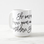 Néanmoins elle a persisté tasse (Devant gauche)