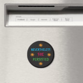 Néanmoins Elle Persistait Rainbow Sun Magnet (In Situ (Lave-vaisselle))