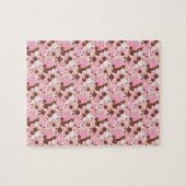 Neapolitaan Stippen 01-Lt roze-JIGSAW PUZZLE Legpuzzel (Horizontaal)