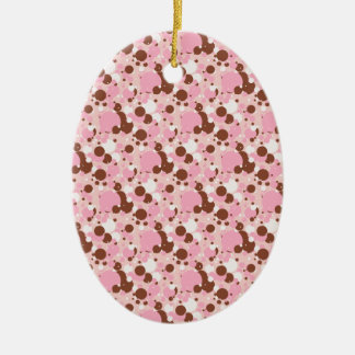 Neapolitaan Stippen 01-Lt roze-OVAL ORNAMENT