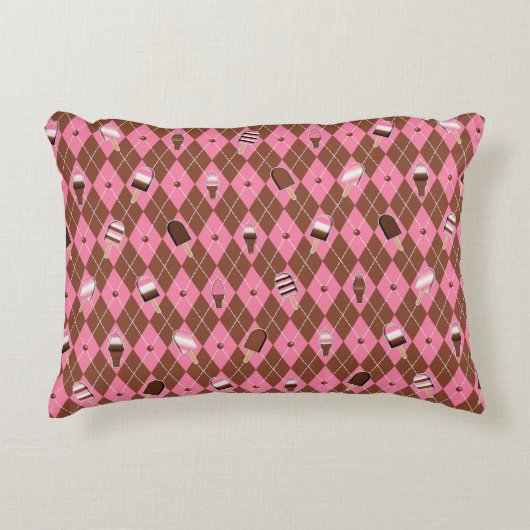 Neapolitaanse Stickers Argyle-16x12 Accent Pillow Decoratief Kussen (Voorkant)
