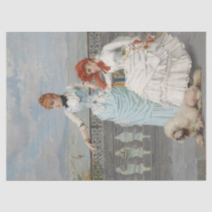 Neapolitan Beauties (Italiaanse jonge vrouwen met  Tissuepapier