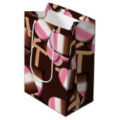 Neapolitan Ice Cream Bars 2-GIFT BAG M Medium Cadeauzakje (Voorkant Gekanteld)