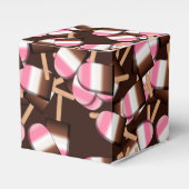 Neapolitan Ice Cream Bars 2-PARTIJ FAVOR BOX, Sq Bedankdoosjes (Voorkant Zijde)