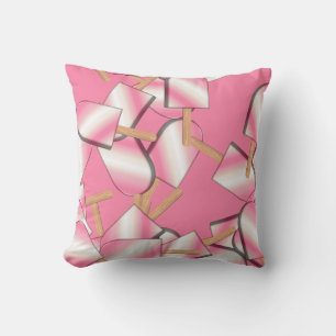 Neapolitan Ice Cream Bars-Strawb Vanilla Pillow Kussen