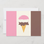 Neapolitan Ice Cream Cone Kaart (Voorkant)