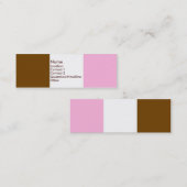 Neapolitan Ice Cream Mini Visitekaartje (Voorkant / Achterkant)