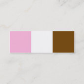 Neapolitan Ice Cream Mini Visitekaartje (Achterkant)