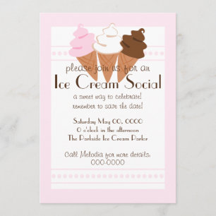 Neapolitan Ice Cream Tro Save The Date