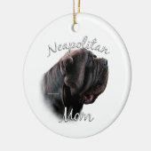 Neapolitan Mastiff mama 2 Keramisch Ornament (Links)