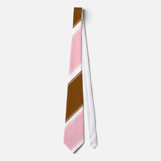 Neapolitan met diagonaal streping stropdas (Voorkant)
