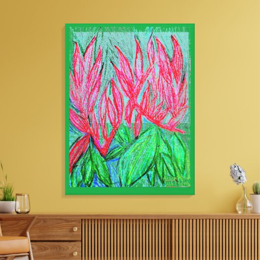 Near Complementary Canvas Afdruk (Insitu (Woonkamer))