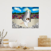 Near Death Experience Art | Levensduur na de dood Poster (Keuken)