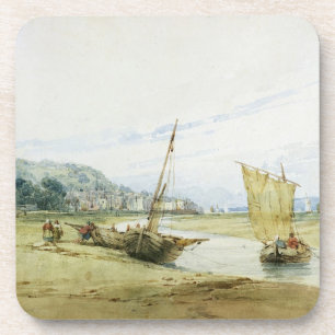 Near Honfleur, c.1822 (m/c boven grafiet op papier Drankjes Onderzetter
