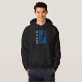 Near Protocol Crypto Token Retro-raket Hoodie (Voorkant volledig)