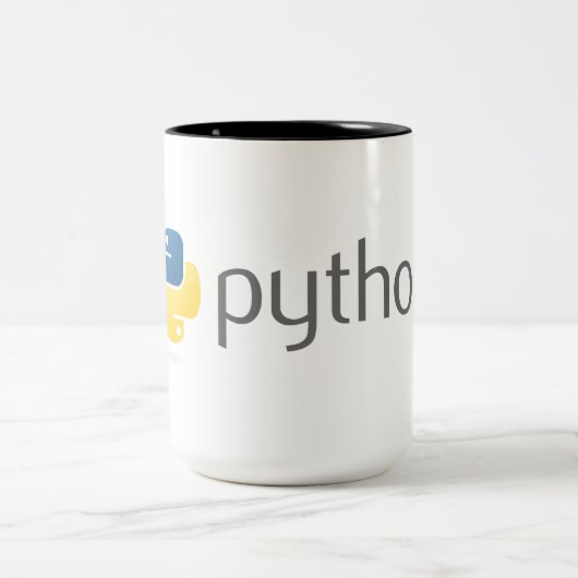 Neat Python Coder Tweekleurige Koffiemok (Center)
