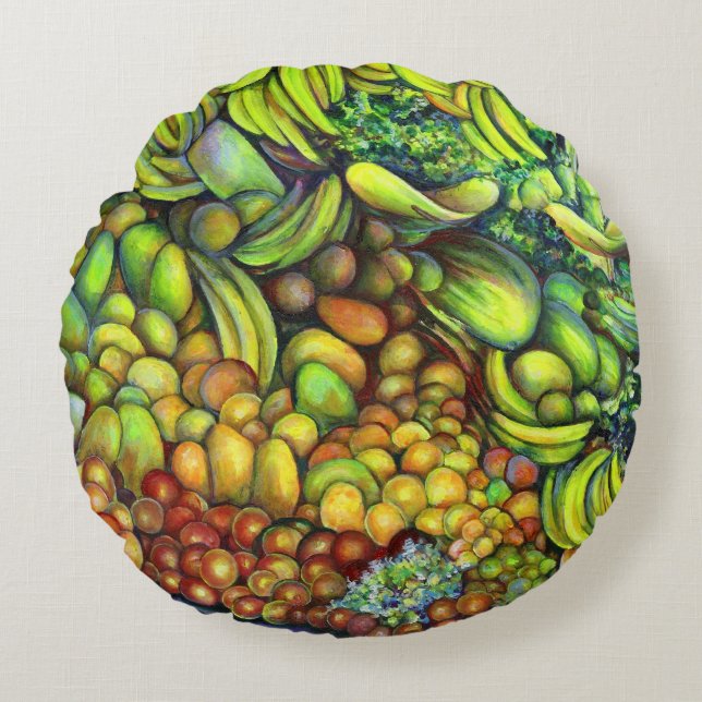 Neat, Sweet en in de Side Pocket, Mexico Rond Kussen (Voorkant)