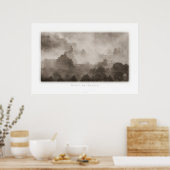 Nebel am Morgen Poster (Keuken)