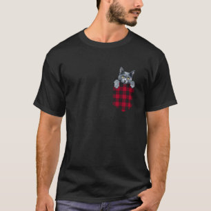 Nebelung Kat in Zakje Piekende Kitten Liefhebber M T-shirt