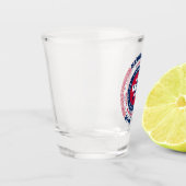 Nebraska 37th Star Patriotic Shot verre (Gauche)