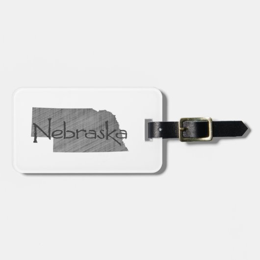 Nebraska Bagagelabel (Voorkant horizontaal)
