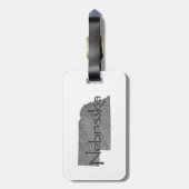 Nebraska Bagagelabel (Achterkant verticaal)