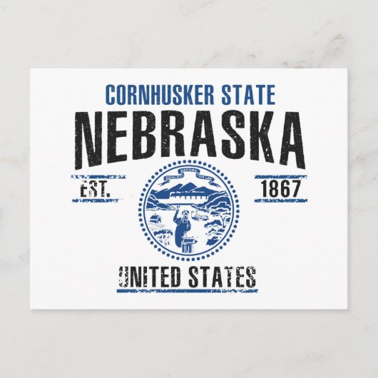 Nebraska Briefkaart (Voorkant)