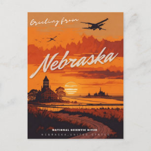 Nebraska Briefkaart